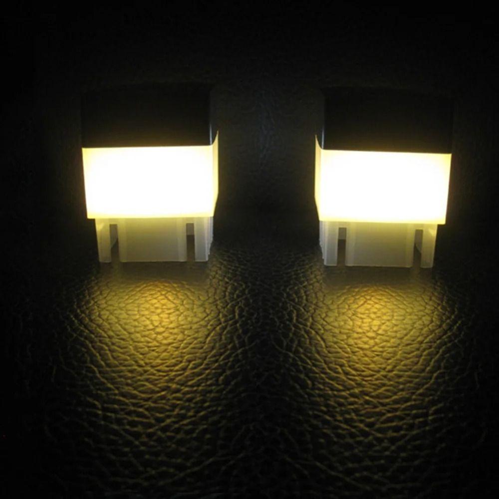 White/Warm Light LED Solar Light Waterproof Fence Post Pool Garden Lamp  Garden Decoration