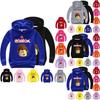 Roblox Red Nose Childrens Cartoon Print Hoodie Sweater Long Tops Sleeve