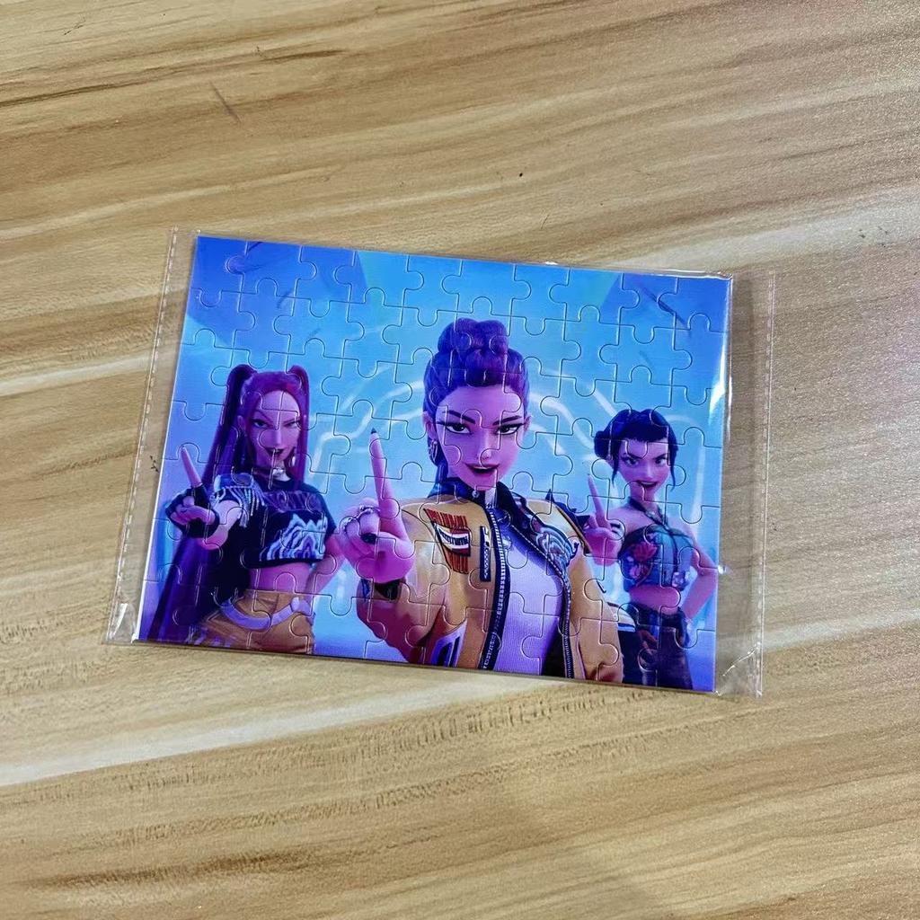 Surrounding KPop Devil Hunter Puzzle Game KPop Devil Hunter Rumi Mila Zoe Puzzle Model Toy
