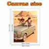 Disney Pearl Painting Zootopia Nick and Judy Handmade DIY Pearl Gem Painting Pictures Crafts Special Shape Home Wall Decoration