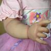 Neue 60 CM Reborn Baby Fertige Hand-Detaillierte Puppe Spielzeug 3D Farbe Haut Silikon Kleinkind Für Mädchen Realistische Dress Up prinzessin Bebe