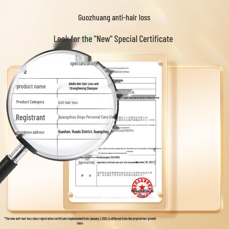 ADOLPH Anti-Hair Loss & Oil Control Refreshing Shampoo (3x300g)