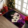 1pc Area Rug Appropriate for Office, JOKER Carpet, Versatile Printed Chair Rug, Durable Home Sofa Carpet
