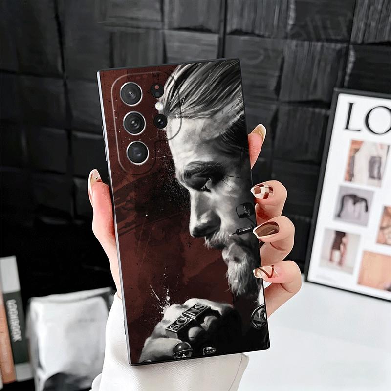 Sons Of Anarchy Soft Phone Case for Samsung Galaxy S26 S25 Edge S24 Ultra S23 Plus S22 S21 FE S20 Black Cover Back Shell