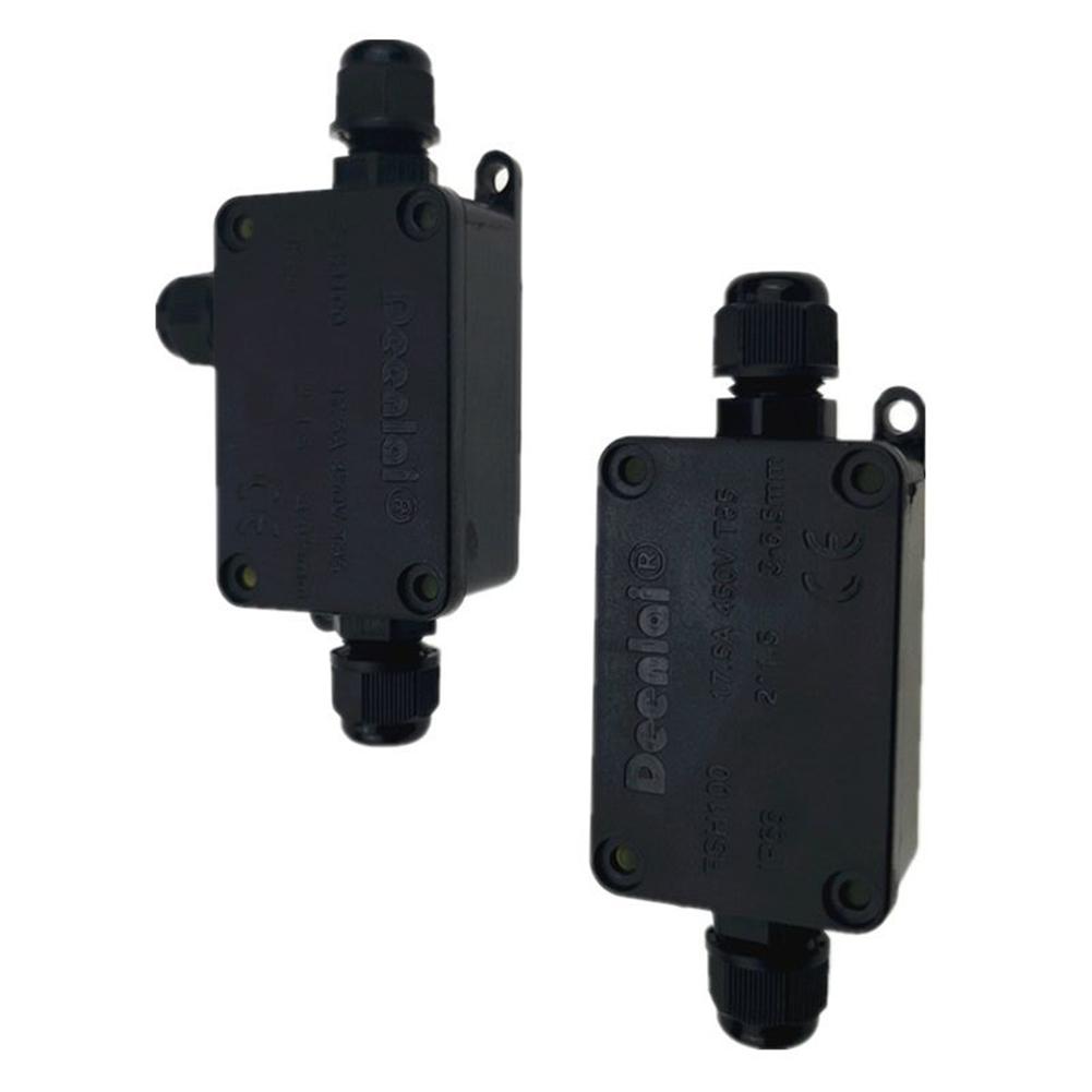 Einfach zu installierende, IP66-zertifizierte, wasserdichte Kabelverbindungsdose mit 2xM10-Adapterkabel