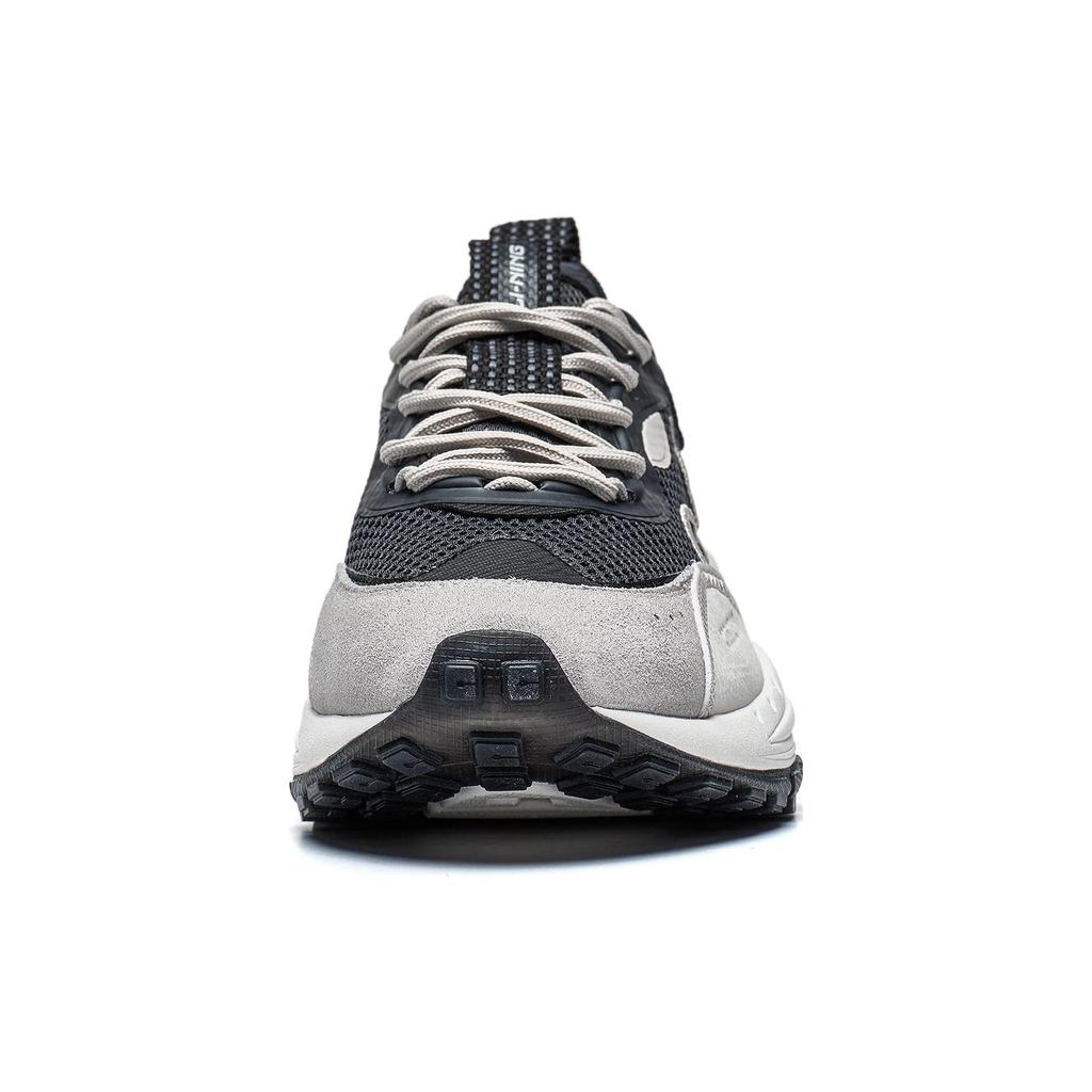 Li Ning CF Casual Shoes Men's Low Top Black/Gray AGLT073-3