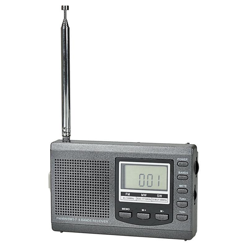 Dual Band FM/AM Digital Display Radio - Medium and Short Wave