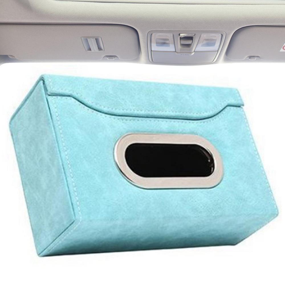 Tissue Holder For Car Soft Tissue Box Cover Napkin Holder Multi-functional Towel Box Cover Tissue Box For Holds Mobile Phones