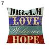 Vintage Motivate Word Print Throw Pillow Case Cushion Cover Home Sofa Decor