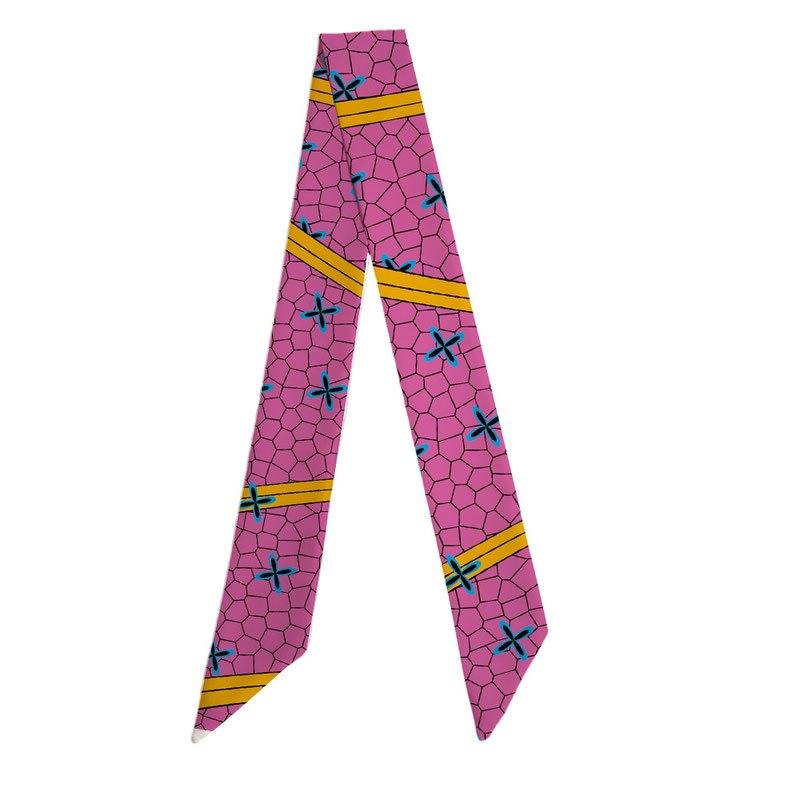 Demon Slayer: Kimetsu No Yaiba, with A Flowing Silk Scarf Headband and Hair Tie, Cosplays The Anime Butterfly Ninja Nezuko Tanjiro