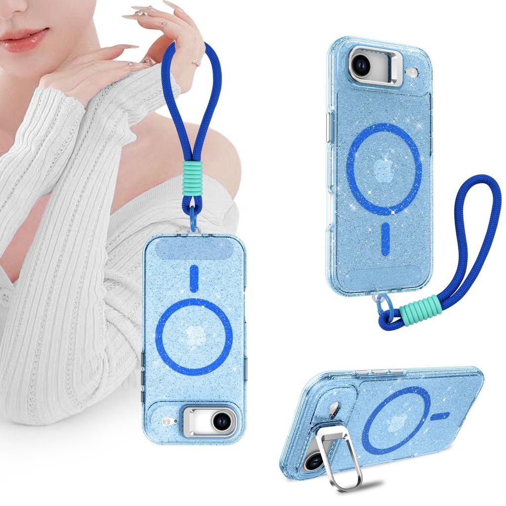 New for IPhone 17 Promax Phone Case Magnetic Starry Glitter 16E Anti Drop for Apple 15 Protective Case