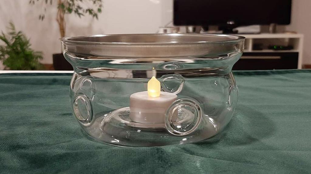 GLASS WARMER FOR CANDLE JUG