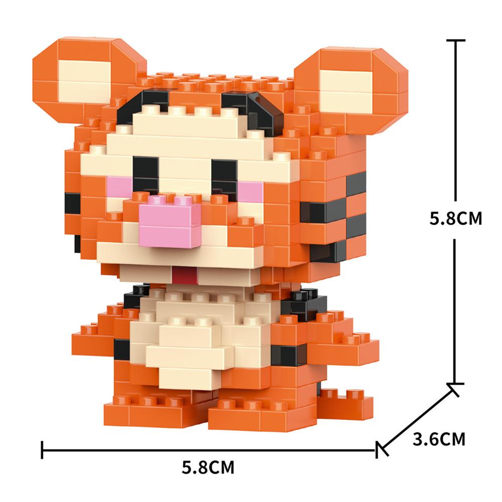 Cartoon Anime  Blocks Kuromi My Melody Cinnamoroll Mouse Building Blocks Doll Toy Kids Birthday Gift