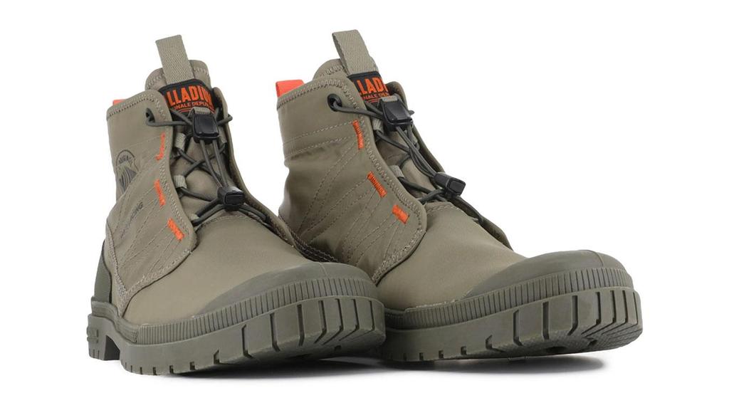 Palladium SP20 Travel Hi boots textile Green foncé