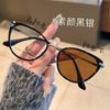 New Retro Cat Eye Color-Changing Glasses Myopia Men And Women Light Luxury High-End Glasses Anti-Blue Light Small Frame Frame