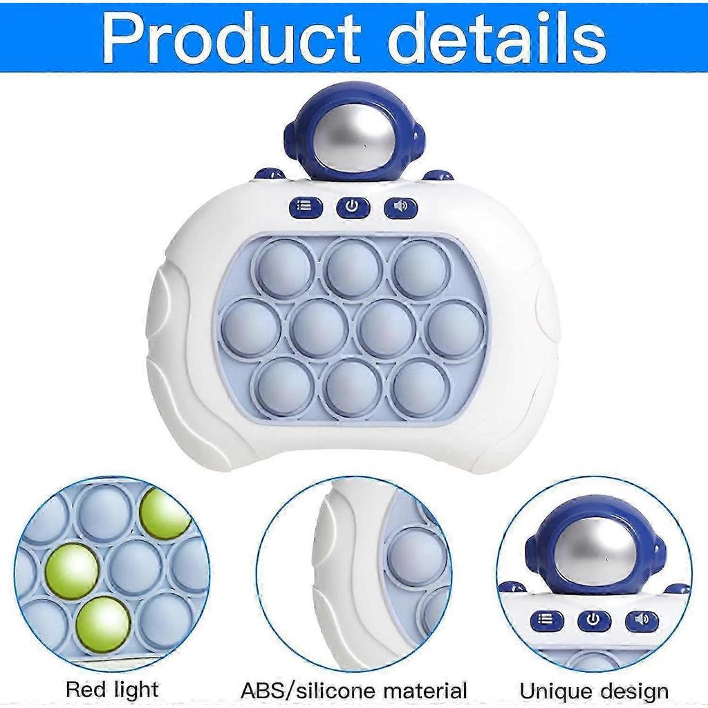 Astronaut Handheld Speed Push Game Machine: A Fun Multiplayer Game for Family, Sensory Fidget Toy Anti-Stress Plopper Toy Birthday Gifts for 6-12 Year