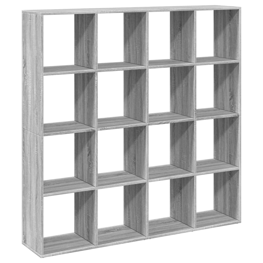 Bookshelf Grey Sonoma 137.5 x 29 x 137.5 cm Particleboard