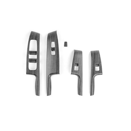 For Kia Soul 2020-2026 Window Button Cover Car Door Armrest ABS Decal Panel Window Button Trim Interior Accessories LHD