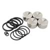 Front/Rear Brake Caliper Rebuild Kit 44313-00 for Harley Sportster XL Dyna Softail Touring Road King Electra Road Street Glide