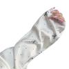 Yase Cream Polka Dot Bow Pajamas with Lace Trim - Cute and Girly Spring Collection