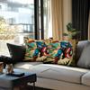 Captain America Throw Pillow With Insert Superhero Polyester Cushion For Sofa Couch Bed Kids Room Accent Pillow Marvel Fans Gift