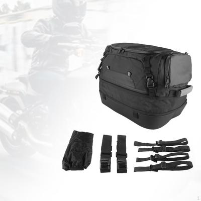 Motorcycle Rear Seat Bag Tail Backpack Dual Use Accessories 35-42L Waterproof