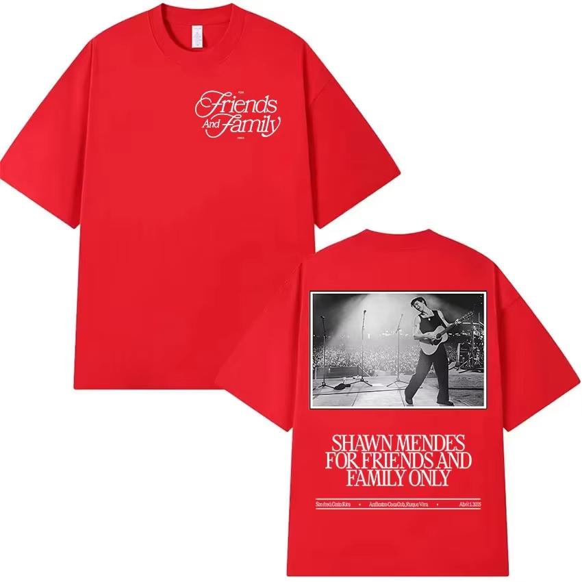 

Rapper Shawn Unisexdes Tour 2026Album Graphic TShirt Unisexs Women Clothing Casual TShirts Fashion High Quality Cotton T Shirt 4XL