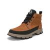 Timberland Leather Waterproof Durable Short Outdoor Boots Men boots Rust A5USHF13