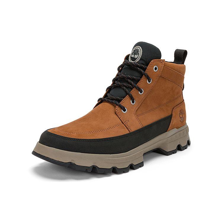 Timberland Leather Waterproof Durable Short Outdoor Boots Men Boots Rust A5USHF13