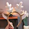 Cute Christmas Antler Headband, Face Wash Hair Headband