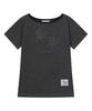 Koiliseu Soluna One-Shoulder Contrast Short Sleeve Tee (13 Colors)