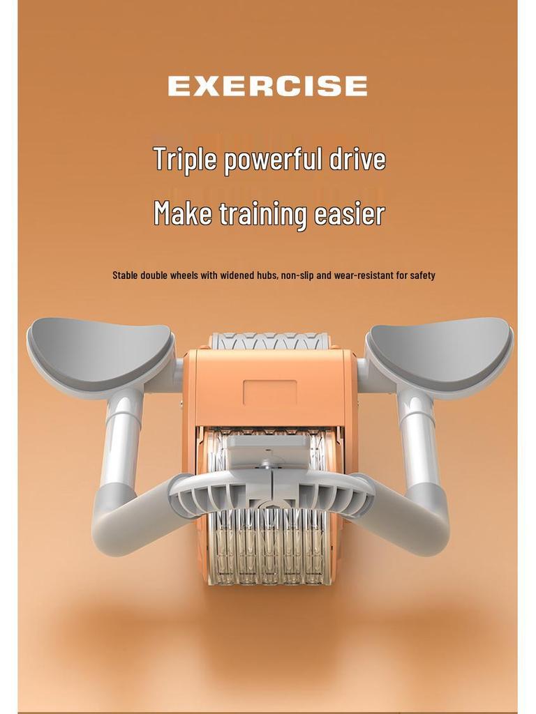 Automatischer Rückfederungs-Bauchroller mit Ellbogenstütze für Männer und Frauen - Schlankheits- und Fitnessgerät