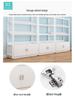 Multi-Layer Slanted Display Stand for Cosmetics and Snacks