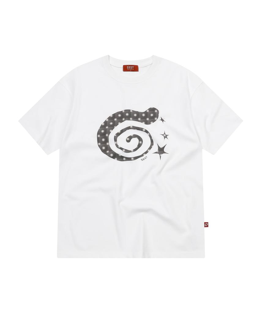 S'EST Whelk Logo T-Shirts White