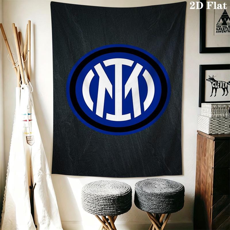 Inter Milan Abstract Artwork Threepiece Set 1 Duvet Cover 2 Pillowcase Without Core Christmas Birthday Gift Duvet Cover And Pillowcase