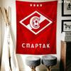 Spartak Moscow Pulse Wall Hanging Printed Fabric Blanket Decorative Tapestries for Bedroom Living Room Home Decor