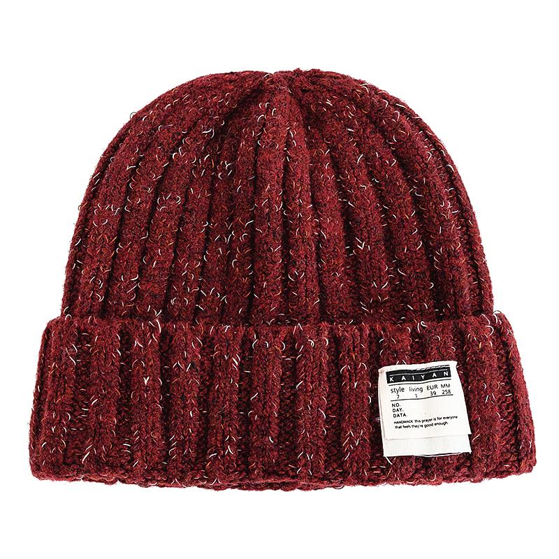 New Women Slouchy Loose Winter Hats Decoration Beanie Hats For Women Warm Beanie Streetwear Cap Hats Outdoor Winter Knitted Hat