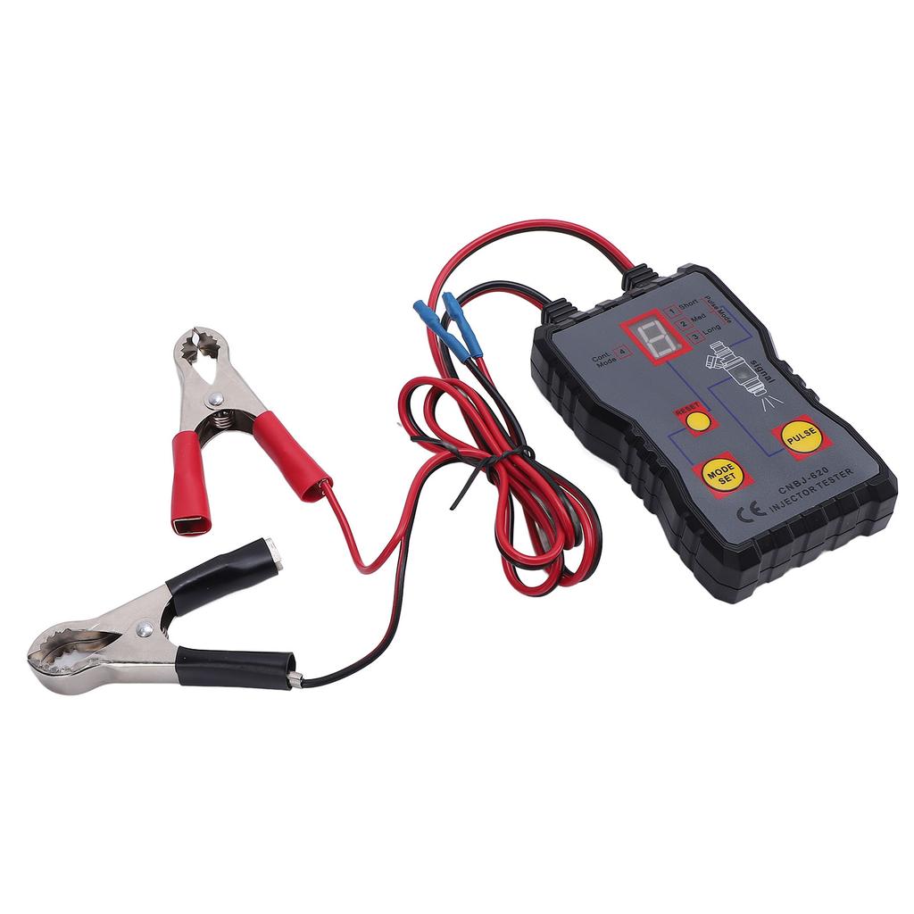 Fuel Injector Tester Kit 4 Pulse Modes Fluid Test Machine for Automotive Motorcycle CNBJ-620 12V