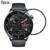 5er-Pack gebogene 3D-Verbund-Weichbildschirmschutzfolie für Xiaomi Watch S5 46mm