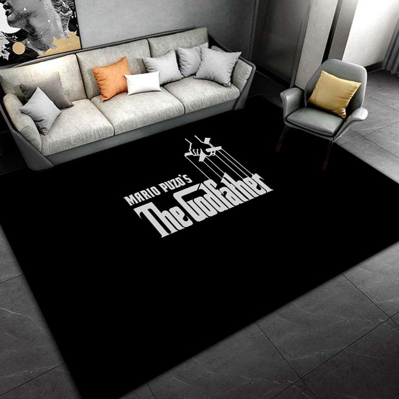 Classic Movies The-Godfather Carpet For Living Room Game Rugs Soft Floor Cartoon Rugs Bathroom Rug Mat Yoga Mat Home Decor Rugs