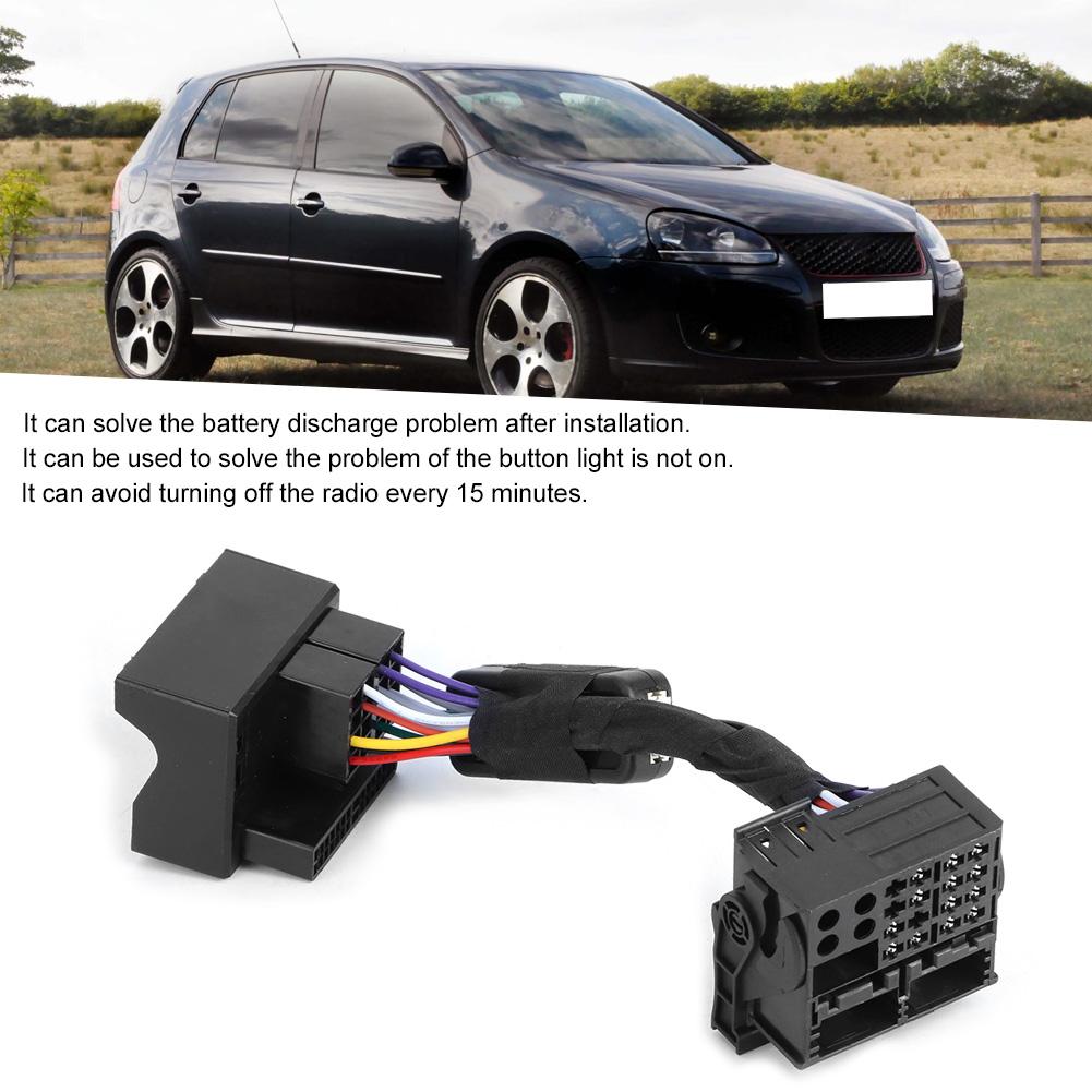 Multifunction Steering Wheel Button Control Canbus Simulator Adapter Fit for MK5 Touran Caddy B6