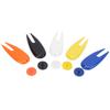 Golf Ball Score Marker Fork Plastic Golf Position Markers Golfer Pitch Repair Divot Tool