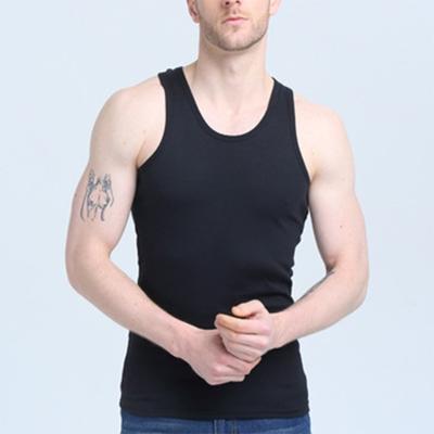 Men Sport Vest Quick Dry High Elasticity Round Neck Slim Fit Sleeveless Daily Wear Soft Exercise Men Tank Top Male Clothing