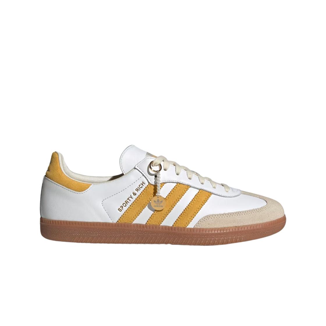 

Мужские кроссовки Adidas x Sporty Rich Samba OG Cloud White Bold Gold IF5661