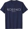 Teen Boys' Cotton T-shirt Summer Casual Graphic Tee Short Sleeve Ephesians Christian Bible Verse Redemption Redeemed Men's T-shirt Str Unisex,gift,Top