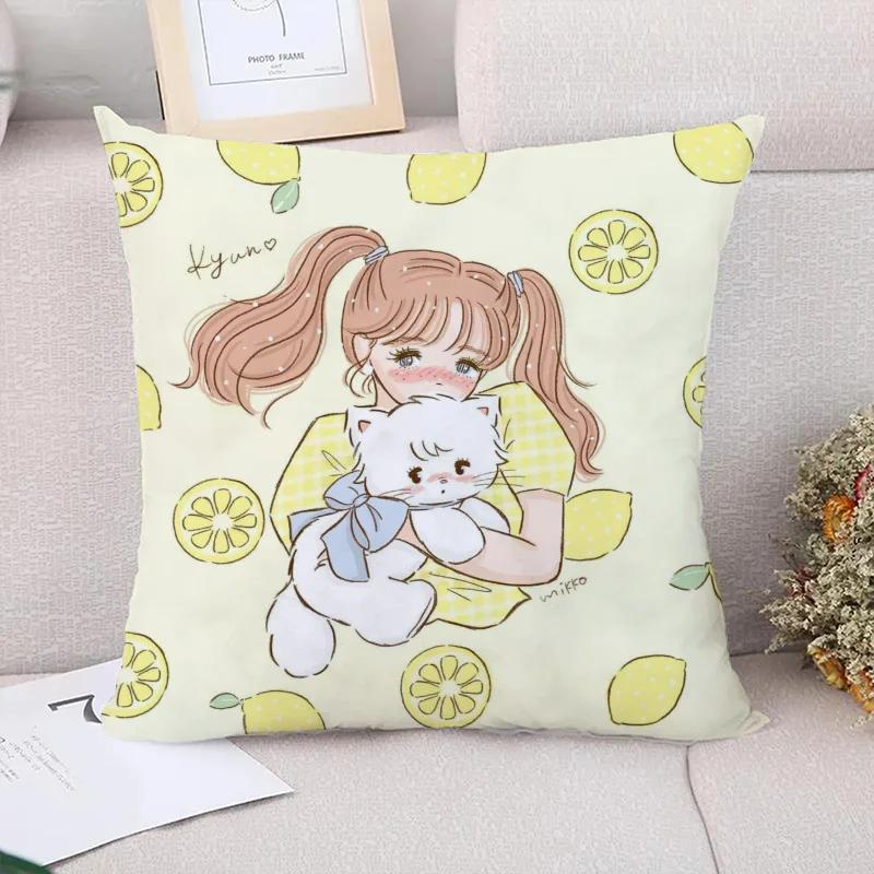 Pillow Cases Decorative Cushions Cover for Sofa Mikko Illustrations Pillowcase  Pillowcases  Cushion Covers Fall Decor