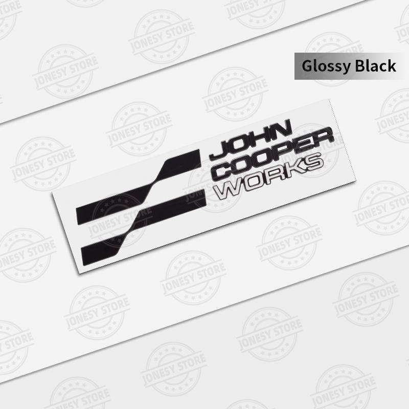 Logo Metallo Auto John Cooper Works Badge 3D Scritta Adesivi Adesivo Baule Per MINI Cooper S JCW R56 R57 R58 R59 R60 R61 F56 F57