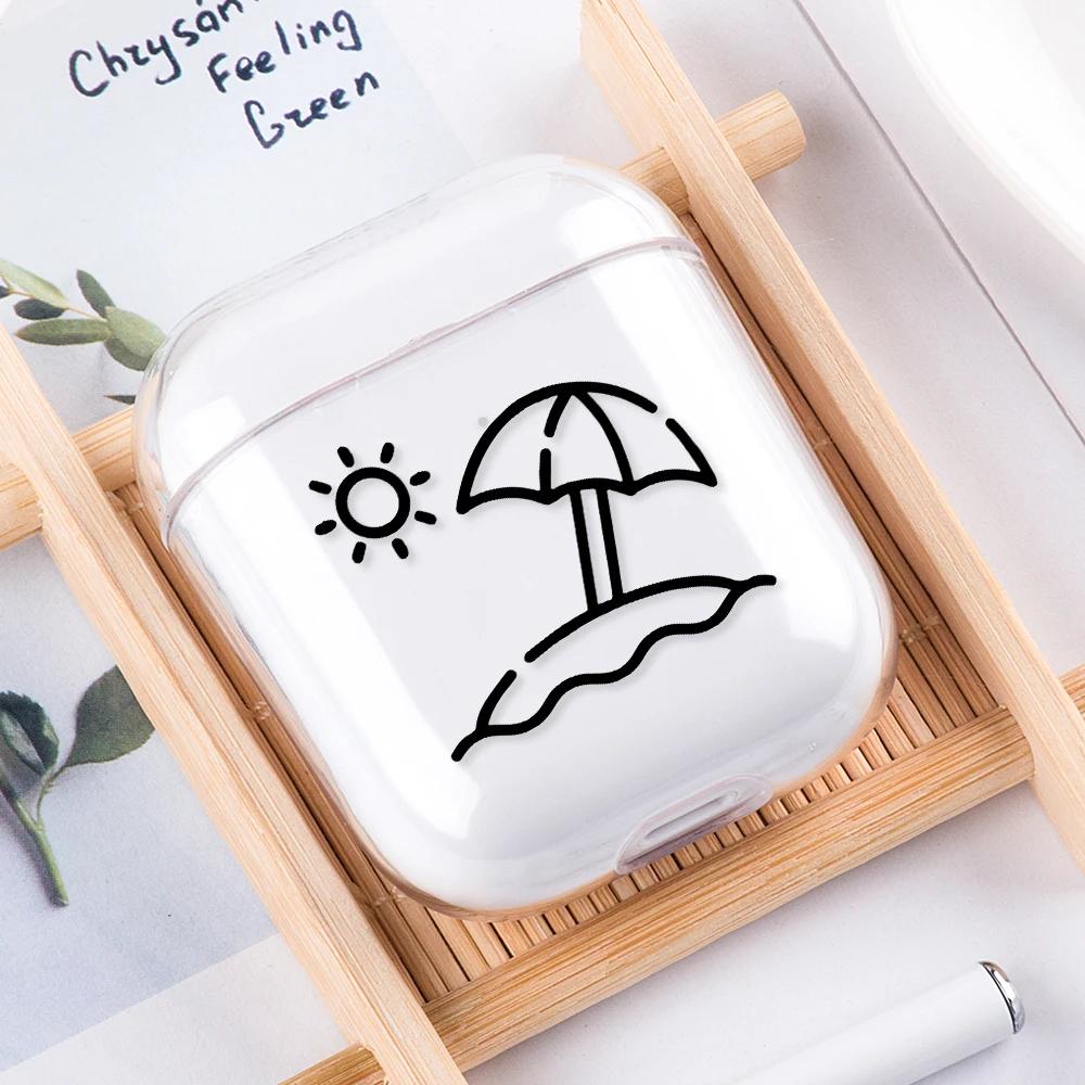 Przezroczyste Etui na Słuchawki z Wzorem Samolotu Dla Airpods 4. 2 1 3 Pro 2 Pokrowiec na Słuchawki Dla Apple Airpods Air Pods Pro Airpods3