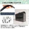 Nicheez Car Trunk Storage with Lid Case, Foldable, Felt, Scratch-Proof,