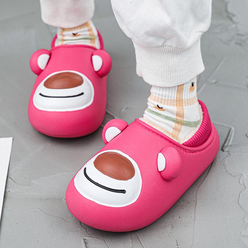 Детские модные тапочки из хлопка на толстой подошве больших размеров — фото 13